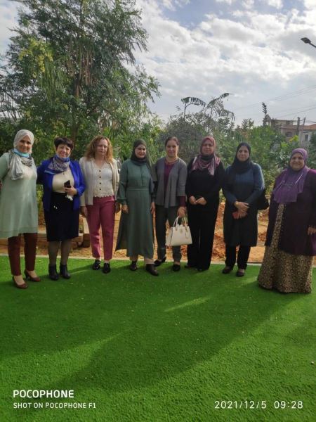 زيارة عمل لمفتشة الروضات والبساتين للروضات والبساتين في برطعة